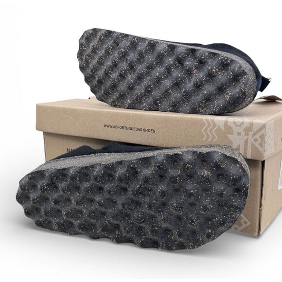 Asportuguesas Fly London City Black Tweed Cork Slip On Men’s 8 Womens 10 EU 41